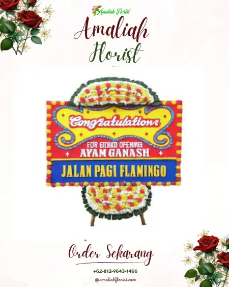 Sewa Papan Bunga Kasturian